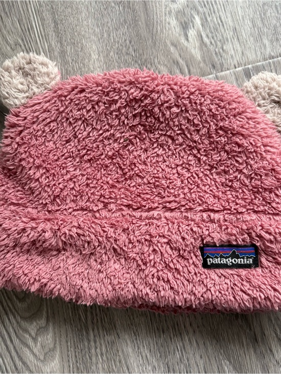 Patagonia Other - Patagonia Kids Pink Furry Friends Fleece Beanie 2T-5T